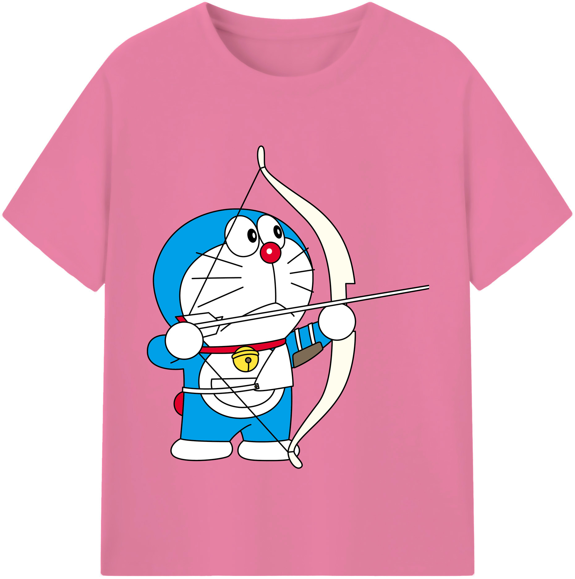 （画像用） ドラえもん Doraemon 綿100％半袖Tシャツ（フロントプリント）
